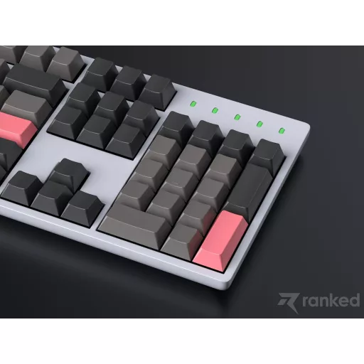 Ranked Premium Üres Keycap Szett 1.4mm PBT Cherry Profil Mechanikus Billentyűzet 139 Gomb