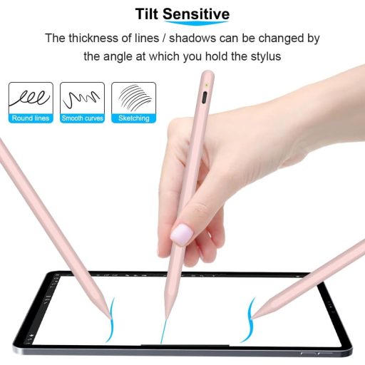 KIROSA Pencil 2nd Gen iPad stylus USB-C töltéssel, tilt érzékelés, pálmafelismerés