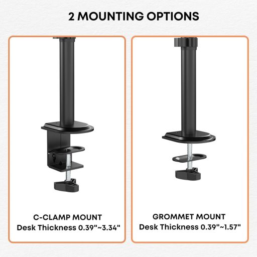 IMtKotW 17-35 hüvelykes monitor állvány 80 cm magas asztali támasz 10 kg-ig