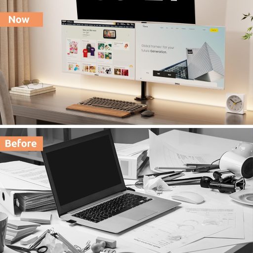 IMtKotW 17-35 hüvelykes monitor állvány 80 cm magas asztali támasz 10 kg-ig