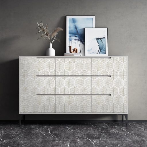 myforHD Öntapadós Tapéta - Modern Bézs Csíkos Vinyl Fólia Bútorokhoz - Vízálló Dekorációs Matrica Fiókokhoz, Polcokhoz (44cm x 300cm)