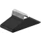 ABHENG Nadrágakasztó Fém 20 db Fekete Csúszásmentes Kompakt 38x13cm