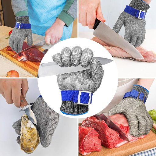 Ochranné rukavice proti prerezaniu Brevanza, veľkosť S, s vnútornou vrstvou z nehrdzavejúcej ocele