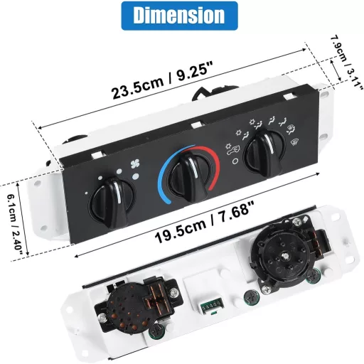 QUARKZMAN Jeep Wrangler Fűtés Klíma Kapcsoló 55056558AA