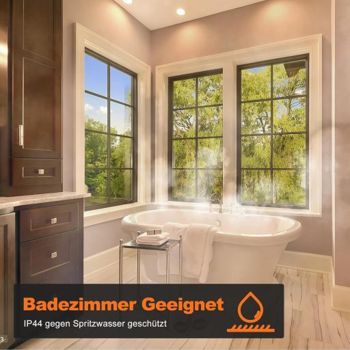 Spot LED încastrabil DUSKTEC compatibil cu Alexa, lampă inteligentă de tavan 7W, control prin aplicație și vocal, lumină caldă-rece, 6 bucăți