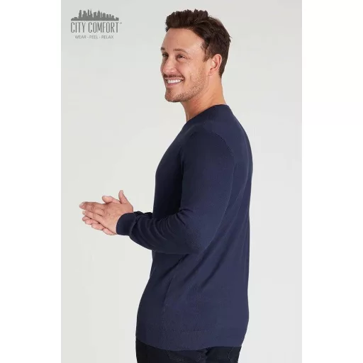 Pánsky pulóver s véčkovým výstrihom CityComfort, veľkosť L
