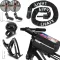 Set Accesorii Bicicletă JSHNE, 6 Piese - Geantă Cadru, Lacăt cu Cifră, Suport Bidon, 2 Bucăți Oglinzi, Sonerie Bicicletă Bărbați Femei