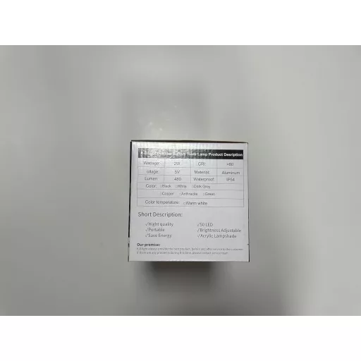 K-Bright LED Palack Lámpa - Tölthető, Érintésvezérelt, Szabályozható Fényerejű Asztali Lámpa, 5200 mAh, IP54 Vízálló, Beltéri-Kültéri, 3000K