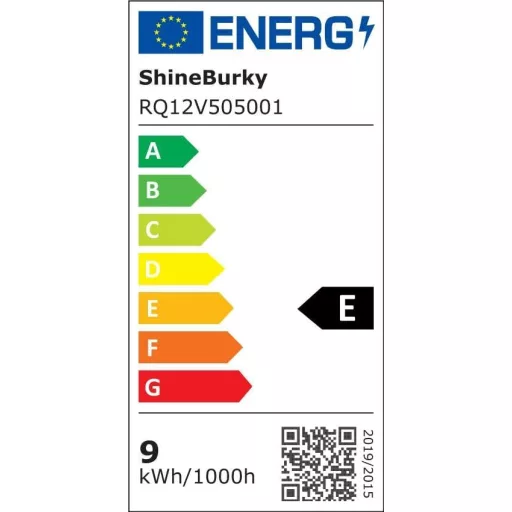 Bandă LED ShineBurky 5m alb cald 12V 300 LED SMD5050 autoadezivă flexibilă bucătărie TV decor