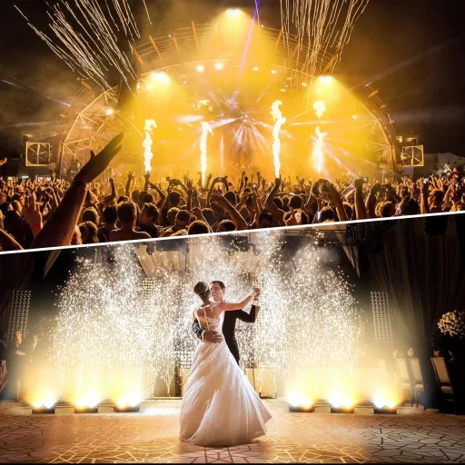 ZonQoonz 200W COB LED Par Reflektor Hideg Meleg Fehér Fényeffekt Stroboszkóp Színpad Disco Esküvő Buli Világítás