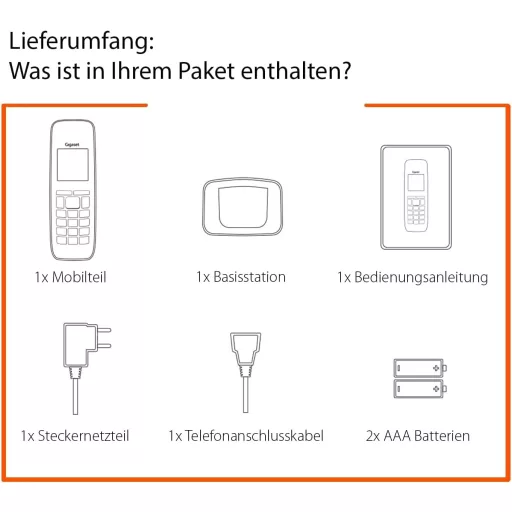 Gigaset Pure 120 vezeték nélküli telefon hívásszűrővel és ECO DECT antracit