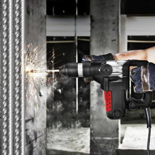 hsawbit SDS Plus Fúrófej 6x260mm Kalapácsfúró Betonhoz Kőzethez Téglafalhoz