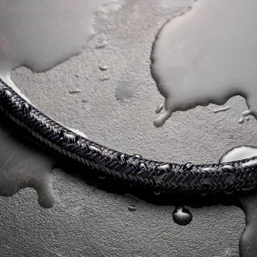 hansgrohe Designflex Universal 1,25 m-es zuhanycső csavarvédelem és kinkóvédelem fekete króm