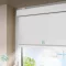 DENFOON Napelemes Redőny Távirányítóval Hőszigetelő Blackout Roller Blind Fehér 170 x 100 cm