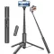 TONEOF Trepied Selfie Rotativ de 153cm cu Telecomandă - Compatibil iPhone și Android