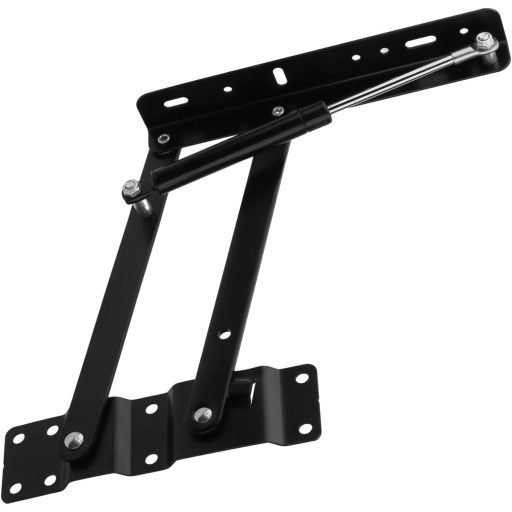 CHUEHKAK Mecanism de ridicare pneumatic pentru masă, 2 bucăți, balama cu arc, negru