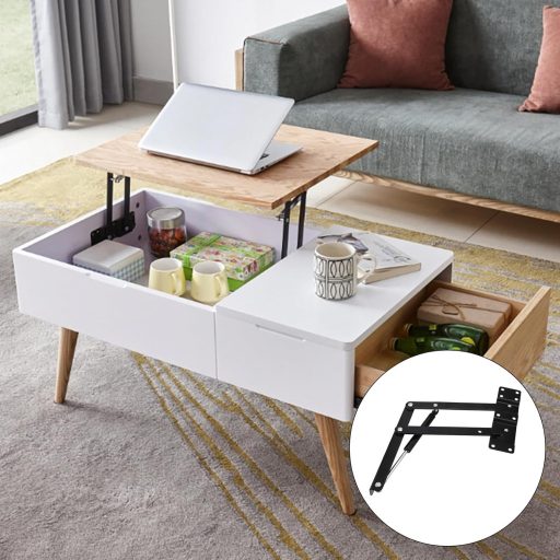 CHUEHKAK Pneumatikus Asztal Emelő Mechanizmus 2db Fekete Rugós Zsanér