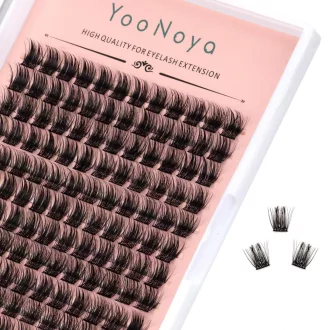 yooNoya 144 db 12 mm D görbület műszempilla fürt szett