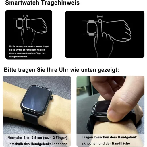 Marsyu ET570 Okosóra EKG Funkcióval - Vérnyomás, Testhőmérséklet, Pulzusmérő, Bluetooth Hívás, 1.96" HD Kijelző, IP68 Vízálló, 100+ Sportmód