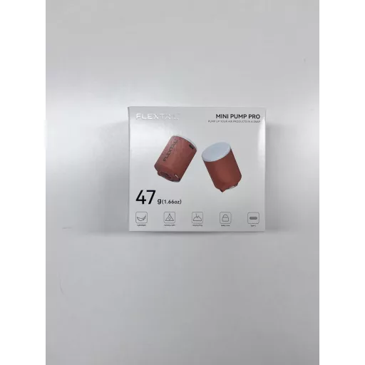 FlexTailGear Mini Pompă 2024: Pompă Electrică de Camping 4kPa pentru Umflat și Dezumflat, cu Lampă, USB