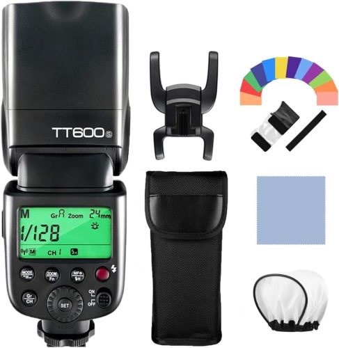 Godox TT600S 2.4G Vezeték Nélküli Vaku Sony Fényképezőgépekhez - GN60 Vakuerő, 1/8000s HSS, Master/Slave Funkció, MI Hot Shoe Csatlakozás