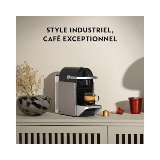 Nespresso Coffee Machine with 19 Bar Titanium Capsules - YY5290FD