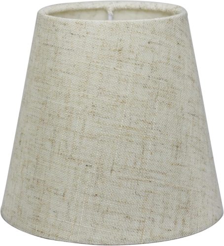 Sinta 22 cm ľanové tienidlo na lampu pre objímky E14/E27 - Moderné tienidlo kompatibilné pre lustre, nástenné a stolné lampy