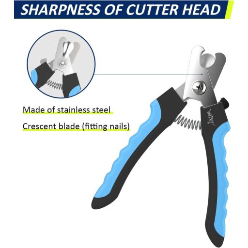 WePet U10.1 Kutyaköröm Vágó Nagyobb Kutyafajtákhoz Gyors Szenzorral és Köröm Reszelővel