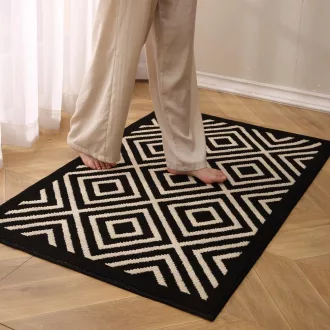   Covor lavabil Artanchao pentru intrare, preș impermeabil, antiderapant, capcană pentru murdărie