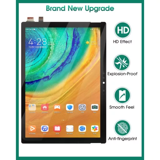 SRJTEK Pro 5 12.3 1796 LCD kijelző csere fekete digitalizáló nélkül keret