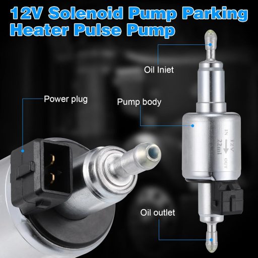 JIZZU 12V Diesel Autófűtő Elektromágneses Szivattyú Parkolófűtéshez