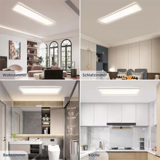 BestLuz LED Panel Mennyezeti Lámpa 580x200mm Dimmelhető Semleges Fehér