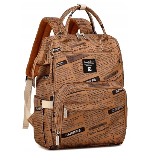 Pomelo Best Ruksak za previjanje Macaron - Vodootporna torba za bebe velikog kapaciteta s podlogom za previjanje za roditelje