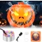 MaxEarn 12 LED-es Ködgenerátor - Háromszínű Halloween Tök Párásító, Ultrahangos Ködképző Fröccsenésgátlóval, Kerti Tó Szökőkút Dekoráció