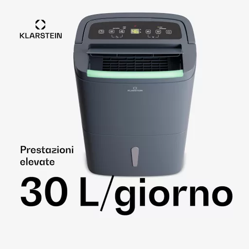 Klarstein DryFry Connect okos páramentesítő 30L hálószobához csendes légtisztító