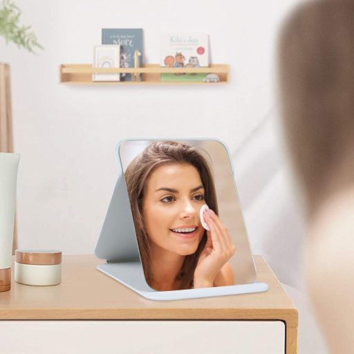 Oglindă de călătorie pliabilă OSDUE, oglindă portabilă pentru machiaj 20,5x15,5cm