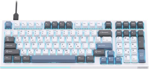 KEMOVE K98SE LED-es Mechanikus Gamer Billentyűzet, 98 Gombos, Kék Kapcsolós
