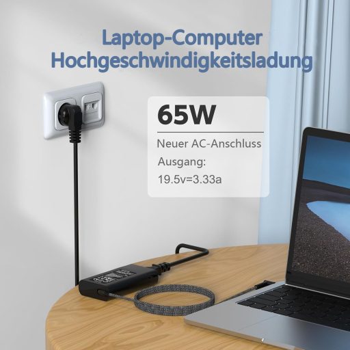 BIUBOTY 65W HP Laptop Töltő 19.5V 3.33A Stream Elitebook Spectre Pavilion