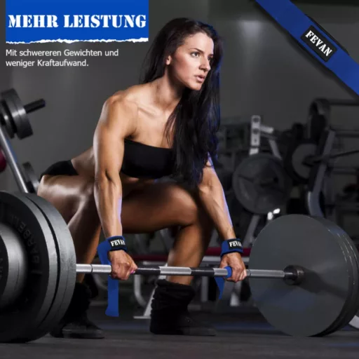 FEVAN Curele de haltere pentru bărbați și femei - Antrenament, Powerlifting, Curele de prindere pentru haltere