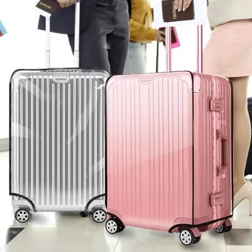 Aomiduo 2db Átlátszó Bőrönd Védőhuzat 28" Vízálló Porálló PVC