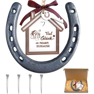 Nuyoah poklon set ukrasne potkove za vjenčanje i useljenje