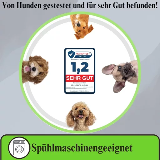 Ben & Tom's Jucărie Interactivă pentru Câini, Stimularea Inteligenței, Hrănire Lentă