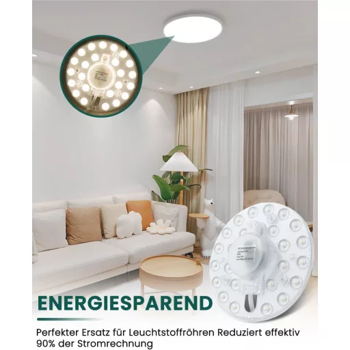 Bonlux 12W LED modul komplet za pretvorbu stropne svjetiljke, prirodna bijela 4000K