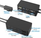 Microsoft Surface Dokkoló 11 az 1-ben, 4K HDMI és VGA Tripla Kijelzővel