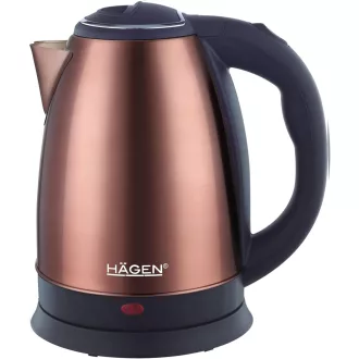   Hagen HA5525 Elektromos Vízforraló Rozsdamentes Acél 1.8L 1500W 360° Talp