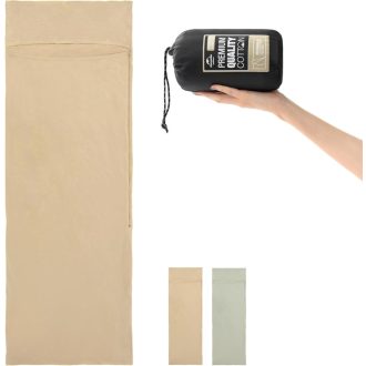   Naturehike Hálózsák Betét 100% Pamut Ultrakönnyű Sárga 210x75cm Nyári Túrázáshoz Szállodákhoz Hordtáskával