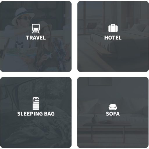 Sac de dormit interior Naturehike 100% Bumbac, Ultralight, Galben, 210x75cm, pentru Drumeții de Vară, Hoteluri, cu Sac de Transport