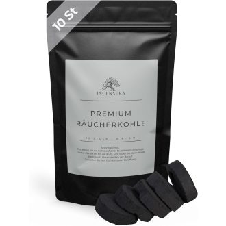   Incensera Öngyulladó Füstölő Szén 10db - Tömjén, Füstölőgyanta, Bakhoor és Fűszernövények