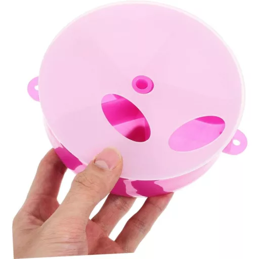 Papagáj Kerék Játék, Élelem Kereső és Oktató Madár Játékszer 20 cm x 20 cm x 5 cm - Lila