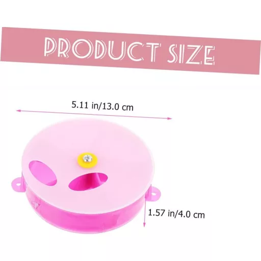 Papagáj Kerék Játék, Élelem Kereső és Oktató Madár Játékszer 20 cm x 20 cm x 5 cm - Lila